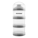 Récipient MININOR avec compartiments pour le lait maternisé sec