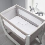 SHNUGGLE Air Crib, ensemble de literie pour bébé, Gris, 90 x 70 cm,